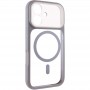 Чохол TPU+PC GETMAN Moon Clear with MagSafe для Apple iPhone 16 (6.1