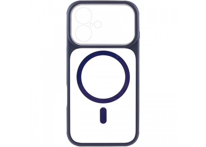 Чохол TPU+PC GETMAN Moon Clear with MagSafe для Apple iPhone 16 (6.1