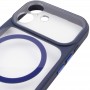 Чохол TPU+PC GETMAN Moon Clear with MagSafe для Apple iPhone 16 (6.1