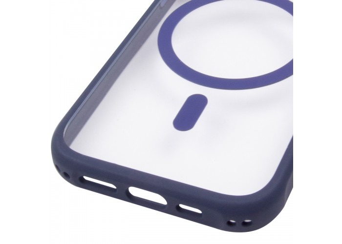 Чохол TPU+PC GETMAN Moon Clear with MagSafe для Apple iPhone 16 (6.1