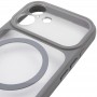 Чохол TPU+PC GETMAN Moon Clear with MagSafe для Apple iPhone 16 (6.1
