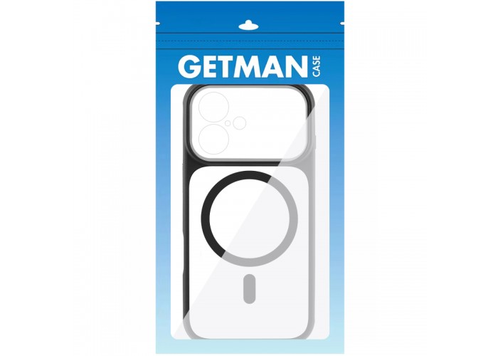 Чохол TPU+PC GETMAN Moon Clear with MagSafe для Apple iPhone 16 (6.1