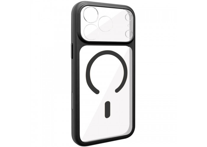 Чохол TPU+PC GETMAN Moon Clear with MagSafe для Apple iPhone 17 Pro (6.3