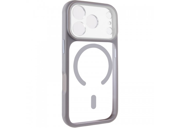 Чохол TPU+PC GETMAN Moon Clear with MagSafe для Apple iPhone 17 Pro Max (6.9