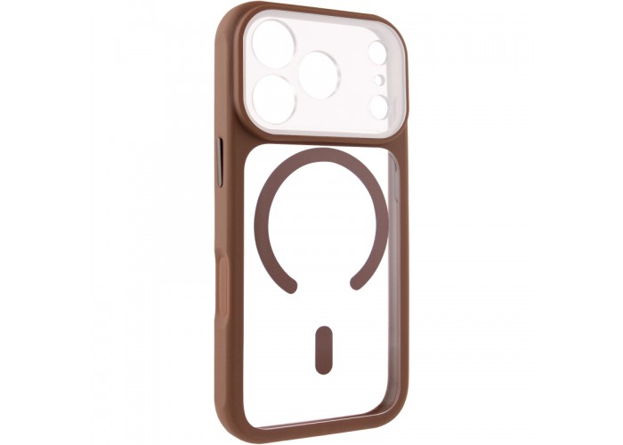 Чохол TPU+PC GETMAN Moon Clear with MagSafe для Apple iPhone 17 Pro Max (6.9