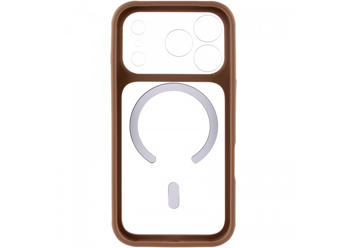 Чохол TPU+PC GETMAN Moon Clear with MagSafe для Apple iPhone 17 Pro Max (6.9