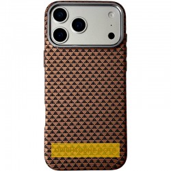 Чохол TPU+PC KVZV Triangular Pattern with Magnetic Fit для Apple iPhone 15 Pro (6.3")  Khaki - 00000088025_3