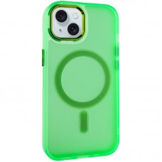 Чохол TPU+PC Lily with MagSafe для Apple iPhone 14 (6.1")  Neon Green - 00000071766_9