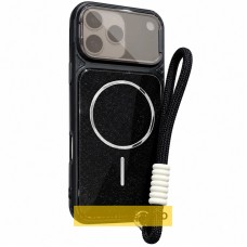 Чохол TPU+PC Pacific with Magnetic Fit and straps для Apple iPhone 15 Pro (6.1")  Black - 00000088155_1