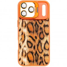 Чохол TPU+PC Wild Leopard with MagSafe and Lens для Apple iPhone 17 Pro (6.3")  Orange - 00000085176_4