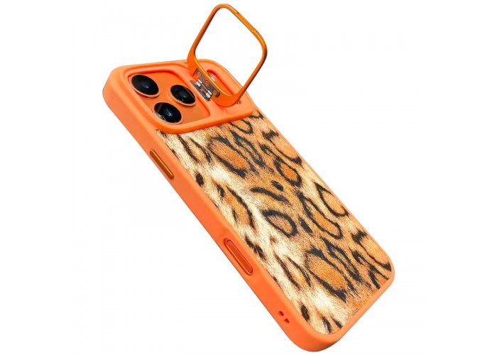 Чохол TPU+PC Wild Leopard with MagSafe and Lens для Apple iPhone 17 Pro (6.3