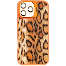 Чохол TPU+PC Wild Leopard with MagSafe and Lens для Apple iPhone 15 Pro Max (6.7")  Orange - 00000085171_4