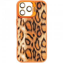 Чохол TPU+PC Wild Leopard with MagSafe and Lens для Apple iPhone 15 Pro Max (6.7")  Orange - 00000085171_4