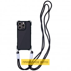 Чохол TPU CrossBody with straps для Apple iPhone 16e (6.1")  Black - 00000078833_2