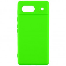 Чохол TPU GETMAN Liquid Silk Full Camera для Google Pixel 6  Салатовий / Neon Green - 00000077912_9