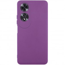 Чохол TPU GETMAN Liquid Silk Full Camera для Oppo A60 4G  Фіолетовий / Grape - 00000077920_19