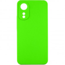 Чохол TPU GETMAN Liquid Silk Full Camera для Oppo A78 4G  Салатовий / Neon Green - 00000075771_9