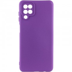 Чохол TPU GETMAN Liquid Silk Full Camera для Samsung Galaxy A12  Фіолетовий / Purple - 00000073783_14