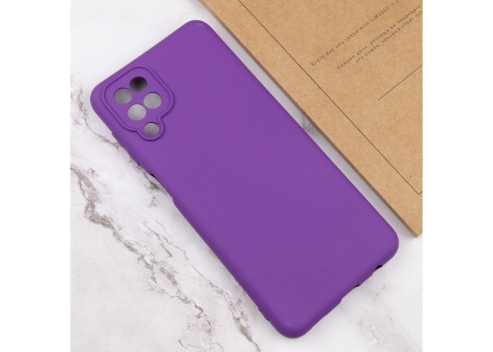 Чохол TPU GETMAN Liquid Silk Full Camera для Samsung Galaxy A12