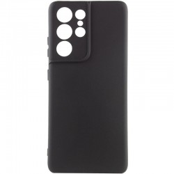 Чохол TPU GETMAN Liquid Silk Full Camera для Samsung Galaxy S21 Ultra  Чорний / Black - 00000075776_15
