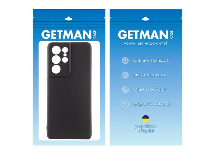 Чохол TPU GETMAN Liquid Silk Full Camera для Samsung Galaxy S21 Ultra