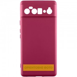 Чохол TPU GETMAN Liquid Silk Full Camera для TECNO Spark Go 1  Бордовий / Marsala - 00000080997_2