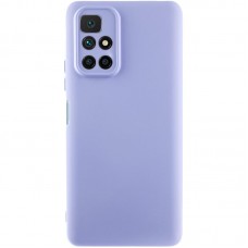 Чохол TPU GETMAN Liquid Silk Full Camera для Xiaomi Redmi 10  Бузковий / Light purple - 00000073797_21