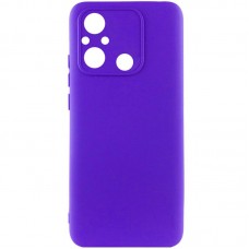 Чохол TPU GETMAN Liquid Silk Full Camera для Xiaomi Redmi 12C  Синій / Iris - 00000077925_10