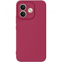 Чохол TPU GETMAN Liquid Silk Full Camera для Xiaomi Redmi Note 17  Бордовий / Marsala - 00000088984_1