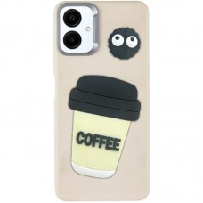 Чохол TPU Leather Toys для Samsung Galaxy A06  Coffee / Sand - 00000076379_9