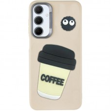 Чохол TPU Leather Toys для Samsung Galaxy A16 4G/5G  Coffee / Sand - 00000076381_9