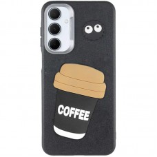 Чохол TPU Leather Toys для Samsung Galaxy A17 4G/5G  Coffee / Black - 00000082738_3