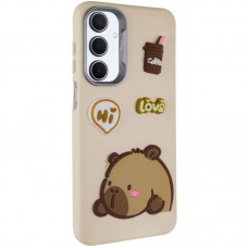 Чохол TPU Leather Toys для Samsung Galaxy A25 5G  Capybara / Sand - 00000076382_2