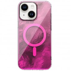 Чохол TPU Shiny Mountain (MagFit) для Apple iPhone 15 (6.1")  Pink - 00000077652_5