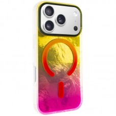 Чохол TPU Shiny Mountain (MagFit) для Apple iPhone 17 Pro Max (6.9")  Yellow / Pink - 00000080431_7