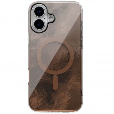 Чохол TPU Shiny Mountain (MagFit) для Apple iPhone 16 (6.1")  Chocolate - 00000077655_2
