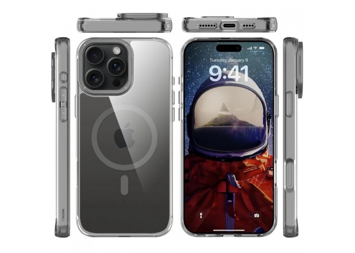 Чохол TPU Space Case Apex with MagSafe для Apple iPhone 16 Pro Max (6.9