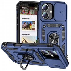 Чохол Ummi Camshield Serge Ring для Apple iPhone 16 (6.1")  Синій / Navy - 00000085079_6