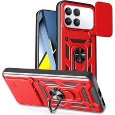 Чохол Ummi Camshield Serge Ring для Xiaomi Poco F8 Pro  Червоний / Red - 00000085073_4