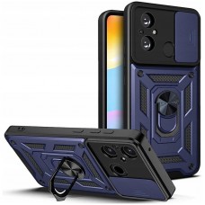 Чохол Ummi Camshield Serge Ring для Xiaomi Redmi 12C  Синій - 00000080796_6
