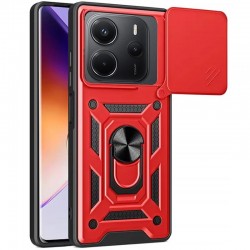 Чохол Ummi Camshield Serge Ring для Xiaomi Redmi Note 14 4G (Europe version)  Червоний - 00000080732_4