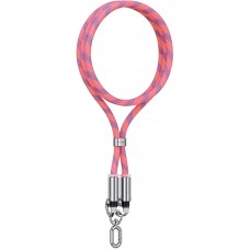 Дата кабель-шнурок Usams US-SJ745 Type-C to Type-C 60W (1.2m)  Pink - 00000078335_4
