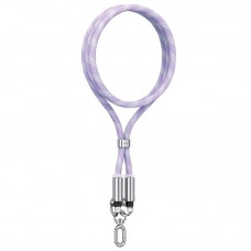 Дата кабель-шнурок Usams US-SJ745 Type-C to Type-C 60W (1.2m)  Purple - 00000078335_5