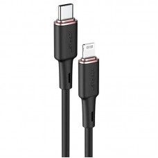 Дата кабель Acefast MFI C2-01 USB-C to Lightning zinc alloy silicone (1.2m)  Black - 00000065915_1