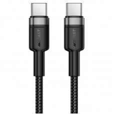 Дата кабель Acefast C22-03 Type-C to Type-C 60W (1.2m)  Black - 00000085432_1