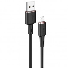 Дата кабель Acefast MFI C2-02 USB-A to Lightning zinc alloy silicone (1.2m)  Black - 00000065916_1