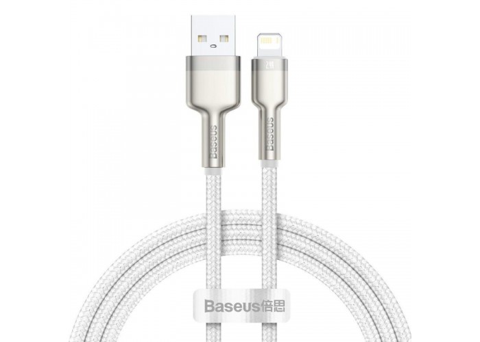 Дата кабель Baseus Cafule Series Metal USB to Lightning 2.4A (2m) (CALJK-B0)