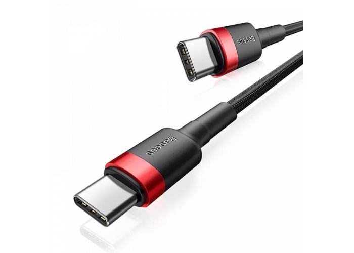 Дата кабель Baseus Cafule Type-C to Type-C PD2.0 100W (2m) (CATKLF-AL)
