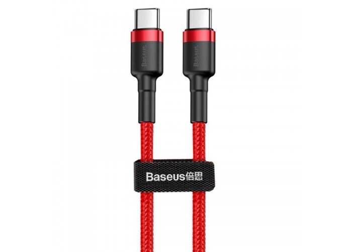 Дата кабель Baseus Cafule Type-C to Type-C PD2.0 60W (2m) (CATKLF-H)