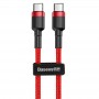 Дата кабель Baseus Cafule Type-C to Type-C PD2.0 60W (2m) (CATKLF-H)